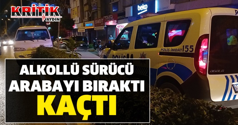 Alkollü Sürücü Arabayı Bıraktı Kaçtı