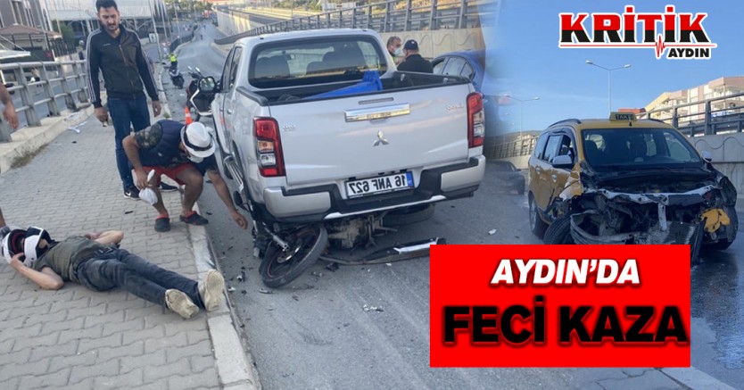 Aydın'da feci kaza