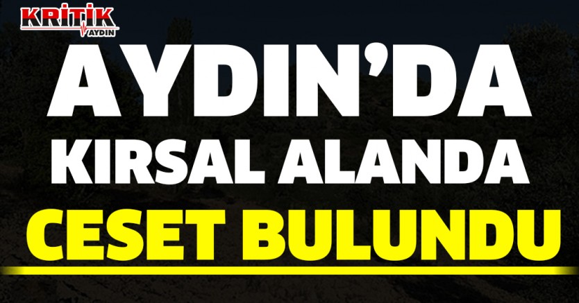 Aydın’da Kırsal Alanda Ceset Bulundu