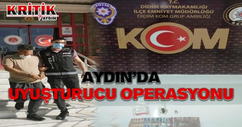 Aydın'da uyuşturucu operasyonu