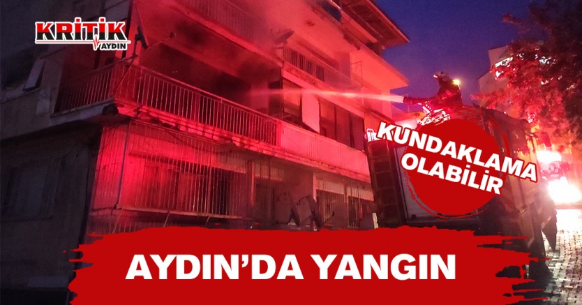 Aydın'da yangın