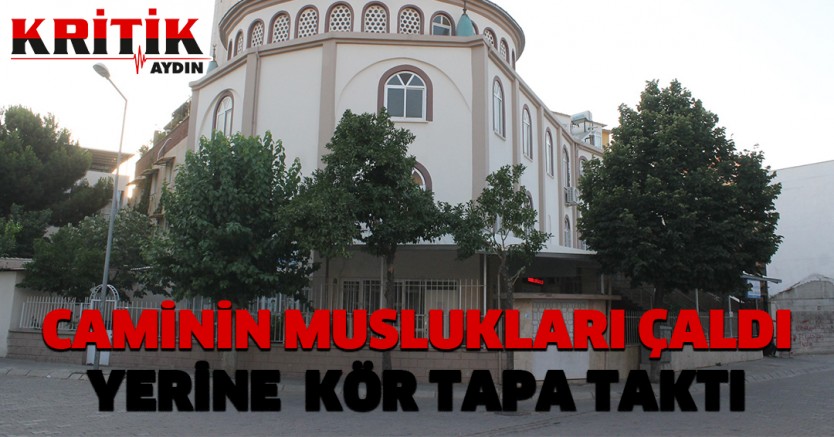 Caminin musluklarını çaldı yerine kör tapa taktı