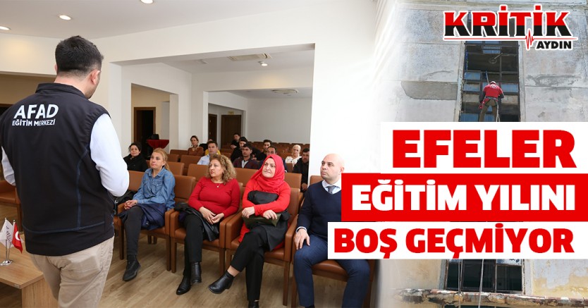 Efeler eğitim yılını boş geçmiyor