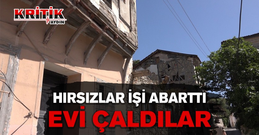 Hırsızlar işi abarttı evi çaldılar