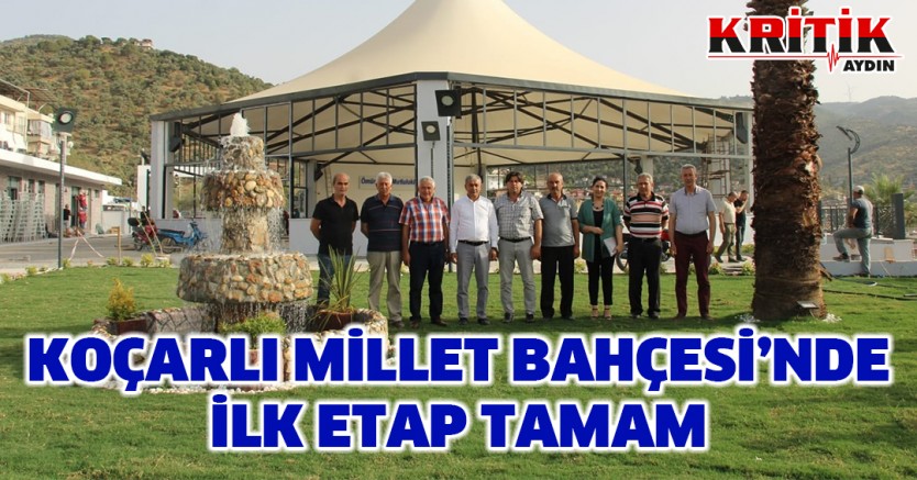 Koçarlı Millet Bahçesi'nde ilk etap tamam