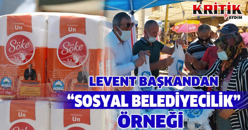 Levent Başkandan "Sosyal Belediyecilik" örneği