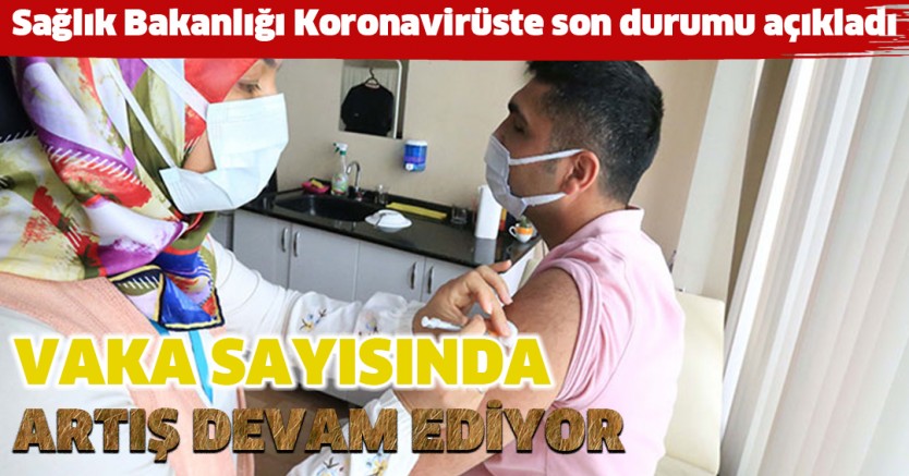 Sağlık Bakanlığı Koronavirüste son durumu açıkladı.Vaka sayısında artış devam ediyor