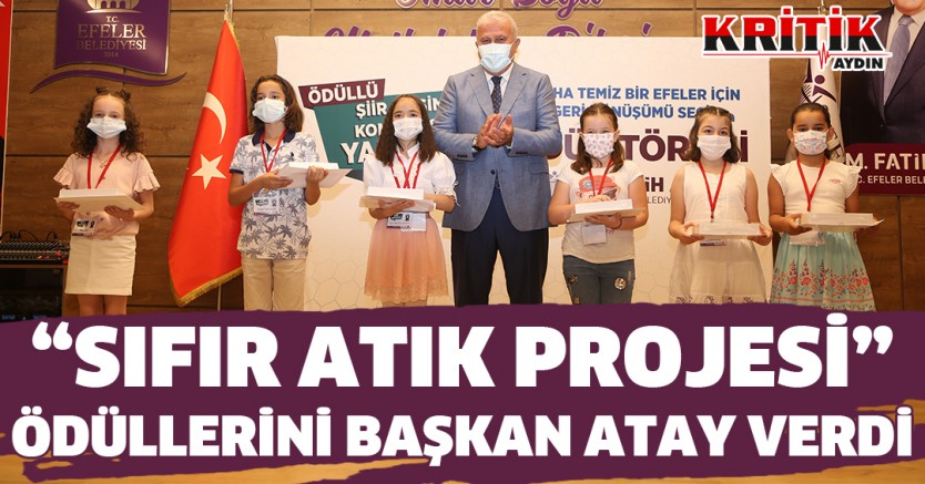 "Sıfır Atık Projesi" Ödüllerini Başkan Atay Verdi