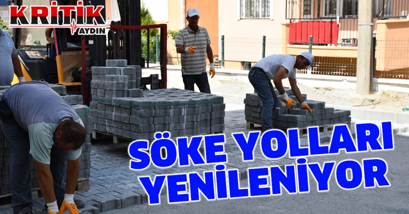 Söke yolları yenileniyor