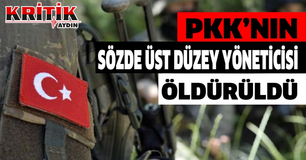  PKK'nın sözde üst düzey yöneticisi öldürüldü