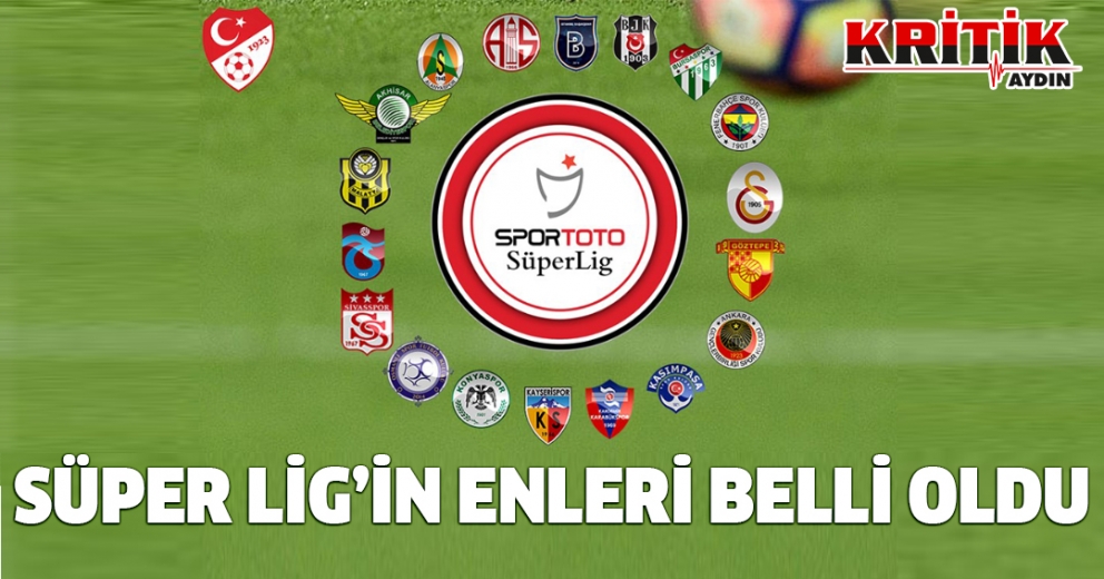 Süper Lig'in enleri belli oldu